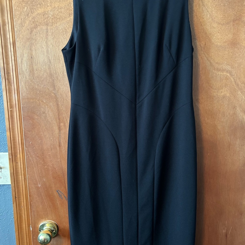 DKNY Black Midi Dress